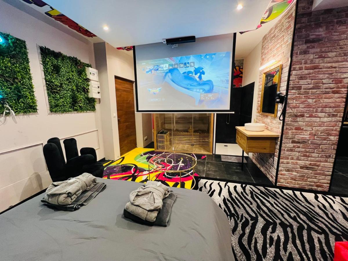 Capsule Street Art - Sauna- Jacuzzi - Playstation 5 - Billard - Netflix - Home Cinema - Terrasse دويه المظهر الخارجي الصورة