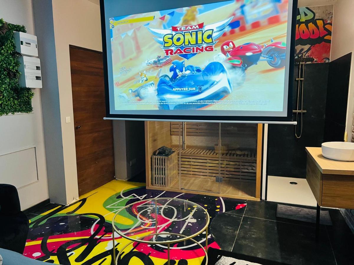 Capsule Street Art - Sauna- Jacuzzi - Playstation 5 - Billard - Netflix - Home Cinema - Terrasse دويه المظهر الخارجي الصورة